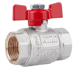 Кран кульовий Icma 3/4" прямий №349 (87349AE11) - мініатюра 1