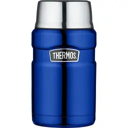 Термос харчовий Thermos Stainless King 710 ml Metallic Blue з ложкою