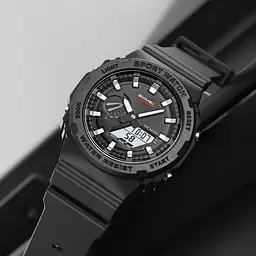 Наручний годинник чоловічий 2351BKWT Black-White Skmei acs0029984 - мініатюра 4