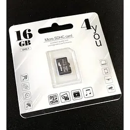 Micro SD 16Gb 4you Class10 без адаптера (UHS-1)