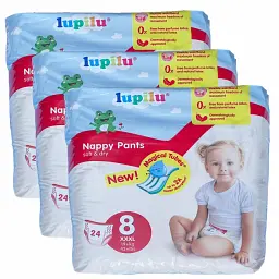 Підгузки - трусики Lupilu soft & dry 8 (19+ кг), 72 шт