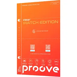 Гідрогелева захисна плівка Proove Hydrogel Screen Protective Watch Edition Pro Size S Clear + безкоштовна поклейка (GGWE11801150) [61884] - мініатюра 2