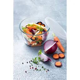 Форма для выпекания Pyrex CookFreez с крышкой круглая 16 х 11см 1.6 л (155P001/7644) - миниатюра 2