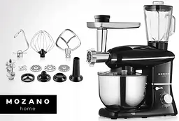 Кухонний комбайн Mozano планетарний Kitchen Assistant 6 в 1 3200 Вт чаша 6.2 л - мініатюра 4