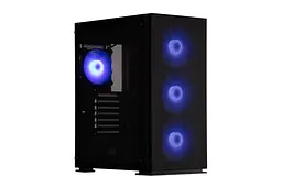 2E Gaming Корпус Virtus Neo G3301N без БЖ 2xUSB3.0, 1xUSB2.0, 3x140мм ARGB, 1x120мм ARGB, VGA 340мм, LCS ready, контролер з пультом, TG Side Panel, ATX, чорний - мініатюра 4