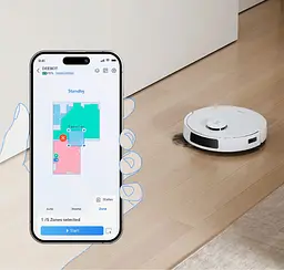 Робот-пилосос ECOVACS Deebot Ozmo N20 Pro Plus White [DKX55_N20PP] [125446] - мініатюра 6