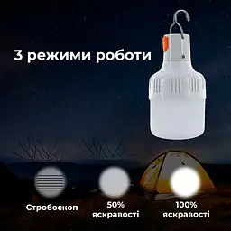 Підвісна лампа-світильник із USB-зарядкою та акумулятором (91300001) - мініатюра 6