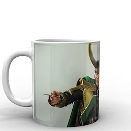 Кухоль GeekLand Локі Loki Локі метальник кленів LK.02.016 330 мл білий - мініатюра 2