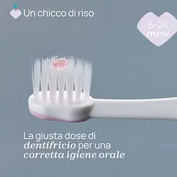 Зубна щітка Chicco для перших зубів, 6-36 міс. рожева (12081.00) - мініатюра 5