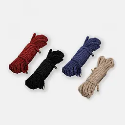 Мотузка для бандажу Upko Restraint Bondage Rope, чорна, 10 м - мініатюра 2