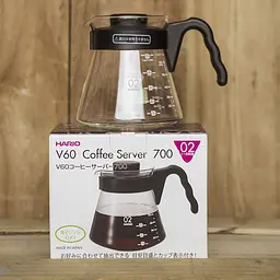 Сервер для заварювання кави Hario V60, прозорий (VCS-02B) - мініатюра 2