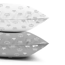 Набір наволочок Cosas Dots & crown 50х70 см бежевий (SetPillow_Crown_CrownGrey_50х70) - мініатюра 4