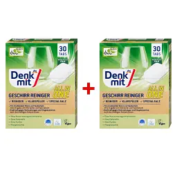 Таблетки для посудомийної машини DenkMit Nature, 30 шт, 2 шт