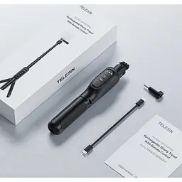 Селфі-монопод Telesin Shorty Rechargeable Selfie Stick (S1-CSS-01-TGP) [170441] - мініатюра 4