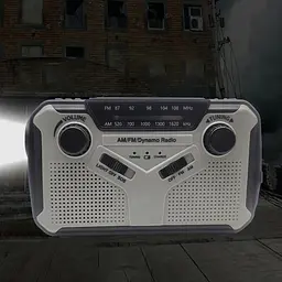 Аварійне радіо Sirxlevcy AM/FM з динамо, сонячною зарядкою, SOS і ліхтарем - мініатюра 2