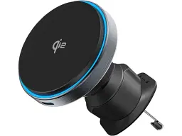 Автомобільний тримач для смартфона Proove Titanium Circle Qi2 15W Gray (WHTC15010003)