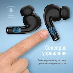 Bluetooth-гарнітура СolorWay Slim TWS-5 Earbuds Чорний (CW-TWS5BK) - мініатюра 3
