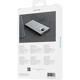 Зовнішній акумулятор Proove Guardian 10000mAh 22.5W Metal Gray (PBG122210004) [101135] - мініатюра 5
