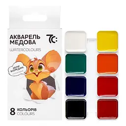 Дитяча медова акварель 7C10801, 8 кольорів - мініатюра 2