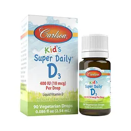 Вітаміни та мінерали Carlson Labs Kid's Super Daily D3, 2.54 мл