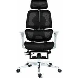 Офісне крісло GT Racer B-2450 White/Black - миниатюра 2