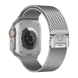 Ремінець ArmorStandart Milanese UltraLock для Apple Watch 42 (Series 11-10)/41/40/38 Silver (ARM88953) - мініатюра 2