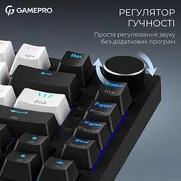 Клавіатура GamePro Asgard Valhalla MAX 75% Magnetic switches (MK160B MAX) - мініатюра 15