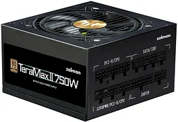 Блок живлення Teramax 2 (750W) >90% 80+ Gold 120мм 1xMB 28pin (18+10) 2xCPU 8pin(4+4) Zalman teh0018598