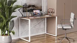 Письмовий стіл Ferrum-decor Серії Конект 75x120x60 білий ДСП Дуб Сонома Трюфель 16мм (FRD-104211) - мініатюра 6