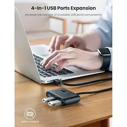 USB-Хаб Ugreen USB 3.2 Type A - 4xUSB 3.2 0.5м (20290) - мініатюра 3