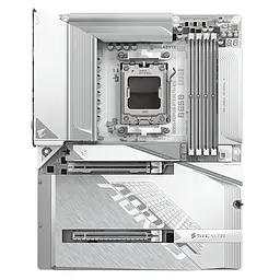 Материнська плата B850 A STEALTH ICE sAM5 B850 4xDDR5 M.2 HDMI ATX білий Gigabyte teh0019088 - мініатюра 2