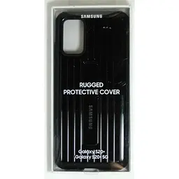 Оригінальний чохол Samsung Protective Rugged Standing Cover для Galaxy S20 Plus (6.7") Black (EF-RG985CBEGRU) - мініатюра 2