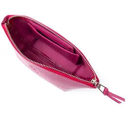 Жіноча косметичка зі шкіри Amelin Grande Pelle 11301 фуксія - мініатюра 3