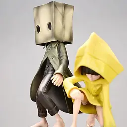 Фігурка Little Nightmares 2 Mono ＆ Six Маленькі кошмари 2 Моно і Шоста 14 см CN LN2 MS 14 - мініатюра 2