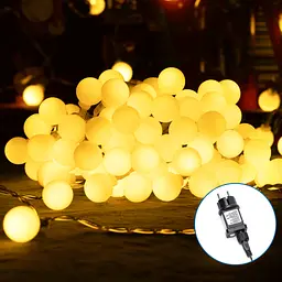 Гірлянда молочні бульбашки LED тепле 3-5 м IP44