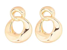 Сережки Xuping пусети позолота 18K "Декоративні кільця" 285905