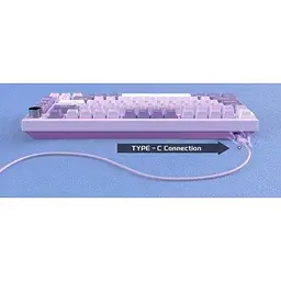Клавіатура Клавіатура MageGee SKY 81 RGB Фіолетовий Switch (6971969727939) Фіолетовий - мініатюра 10