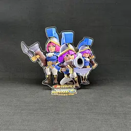 Акрилова колекційна фігурка Clash of Clans, Clash Royale Три мушкетери 15 см - мініатюра 2