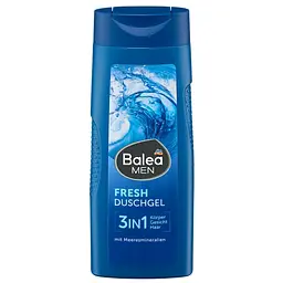 Чоловічий гель для душу Balea MEN 3in1 Fresh для чутливої шкіри 300 мл