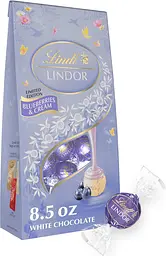 Шоколадні цукерки Lindt Lindor Blueberries Cream White Chocolate Candy 144г