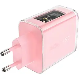 Зарядний пристрій Acefast 3xUSB 65W (2xUSB-C+USB-A) Gan A45 Fast Charger Cherry blossom (6974316282082) - мініатюра 2