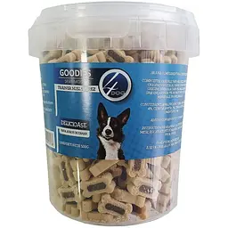 Ласощі для собак 4Dog Goodies м'які кісточки для тренування з бараниною та рисом 500 г