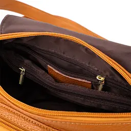 Містка повсякденна сумка з натуральної шкіри для жінок Vintage 23,5х17х10 см sum0027566 - мініатюра 9