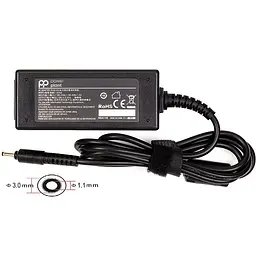 Блок живлення для ноутбуків PowerPlant ACER 220V, 19V 45W 2.37A (3.0 x 1.1) (AC45F3011)