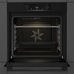 Духова шафа Gorenje електрична, 77л, A, дисплей, IconLed, піроліз, чорний - мініатюра 4