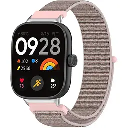 Ремінець DK CDK Nylon Sport Loop для Xiaomi Redmi Watch 4 (017323) (pink sand) - мініатюра 2