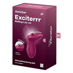 Вібратор для клітора Satisfyer Exciterrr бордовий - мініатюра 2