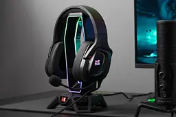 Навушники ігрові з мікрофоном 2E GAMING HG340 USB Black, 7.1, USB-A, RGB, 2 м - мініатюра 2