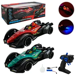 Радіокерований гоночний болід Formula E зі світловими ефектами та парою (PM3423) в асортименті
