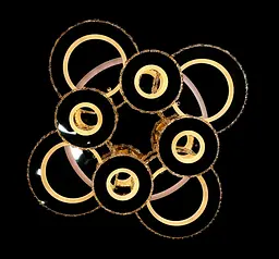 Стельова LED люстра з пультом і нічником Splendid-Ray 30-4027-88 - мініатюра 9